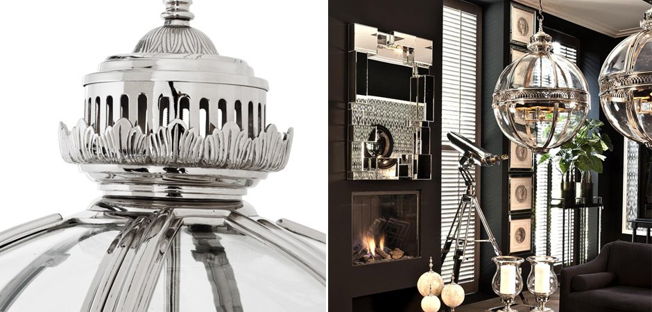 Люстра Lantern Residential Nickel L - Loft-Concept в Екатеринбурге