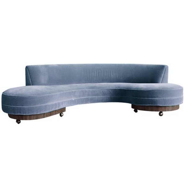 Early Vladimir Kagan Sofa Сизый в Екатеринбурге | Loft Concept 