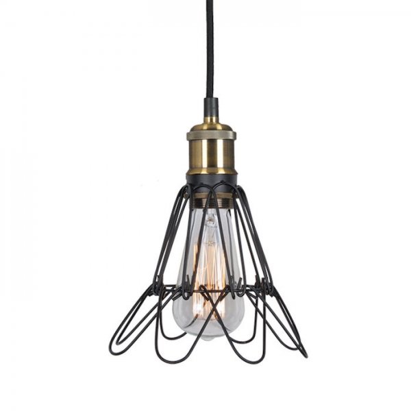 Подвесной светильник Cage Filament Pendant  в Екатеринбурге | Loft Concept 