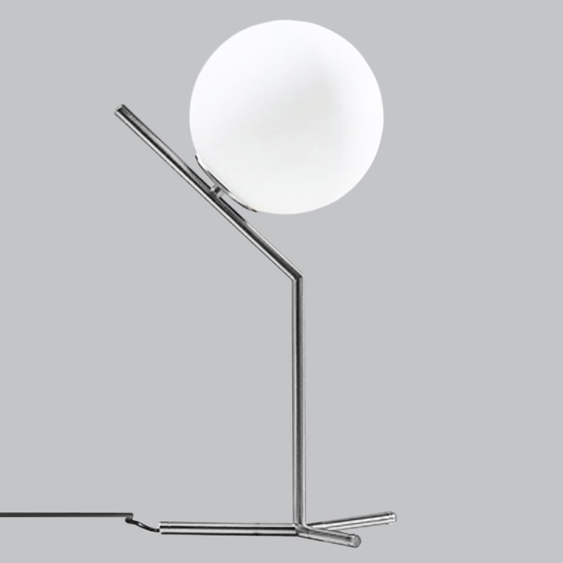 Настольная лампа IC Lighting Flos Table 1 High Chrome Хром Белый в Екатеринбурге | Loft Concept 