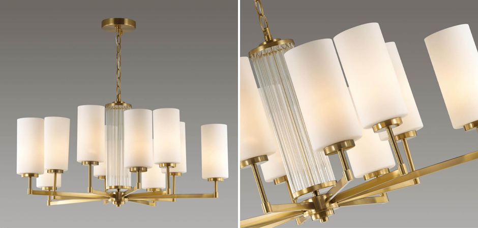 Люстра Pillars на 10 ламп - Loft-Concept в Екатеринбурге