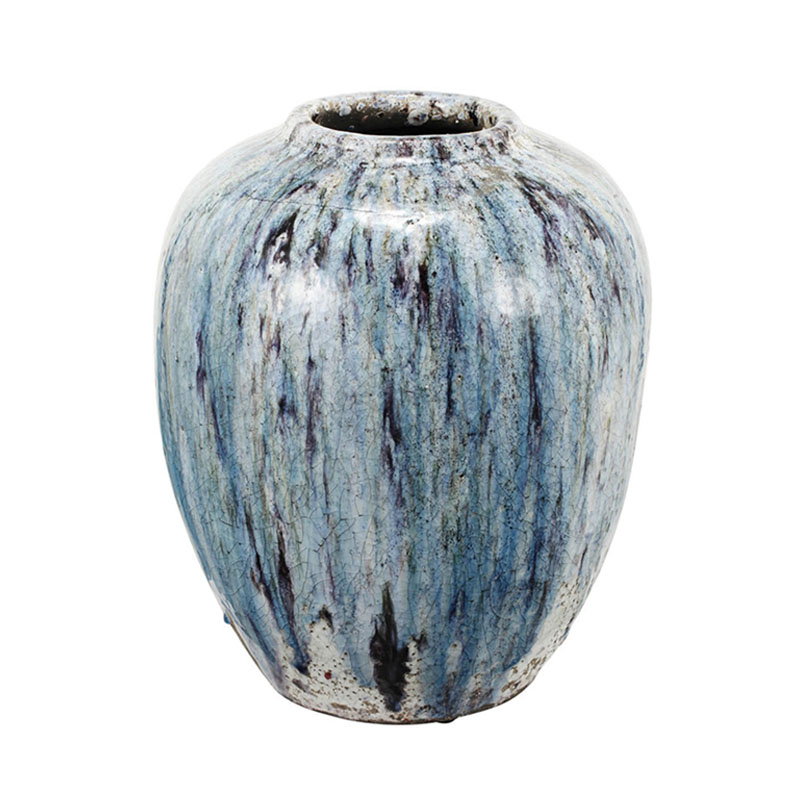 Ваза Terracotta Vase blue-white Белый Голубой в Екатеринбурге | Loft Concept 