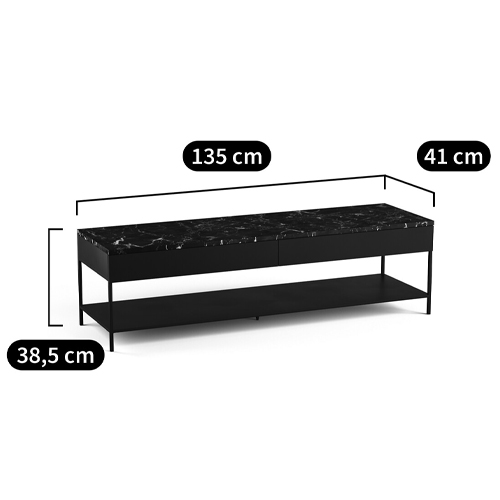 ТВ-тумба с мраморной столешницей Vayo Marble TV Stand в Екатеринбурге