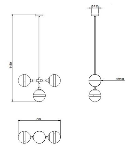 Люстра Peggy Futura lamp III Hangar Design в Екатеринбурге