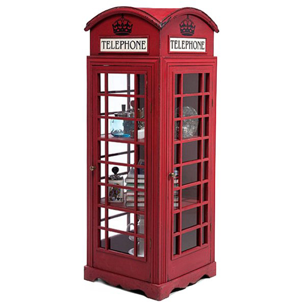 Витрина "Телефонная будка" London telephone box Красный (Red) в Екатеринбурге | Loft Concept 