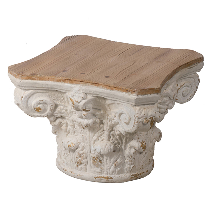 Приставной стол Ancient Roman Column Side Table Белый в Екатеринбурге | Loft Concept 