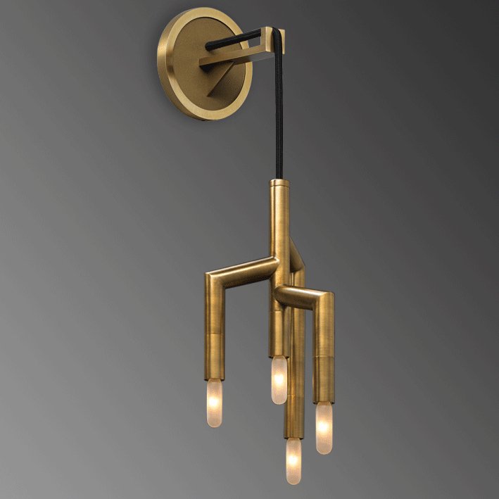 Бра Jonathan Browning - RAMEAU Wall Lamp Латунь в Екатеринбурге | Loft Concept 