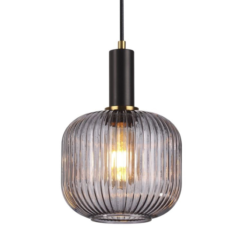 Подвесной светильник Ferm Living chinese lantern Gray Серый (Gray) Черный в Екатеринбурге | Loft Concept 