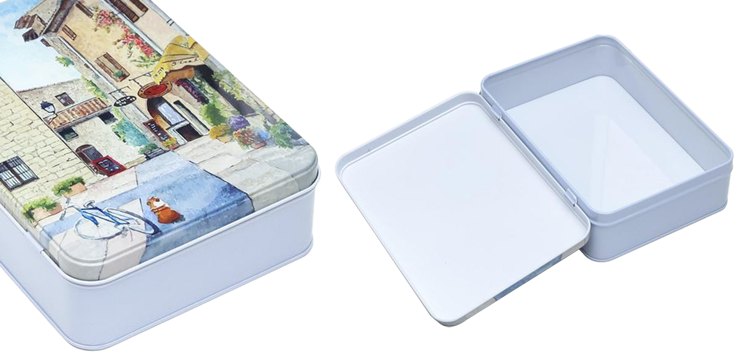 Шкатулка металлическая Sunny Street Rectangular Metal Box - фото