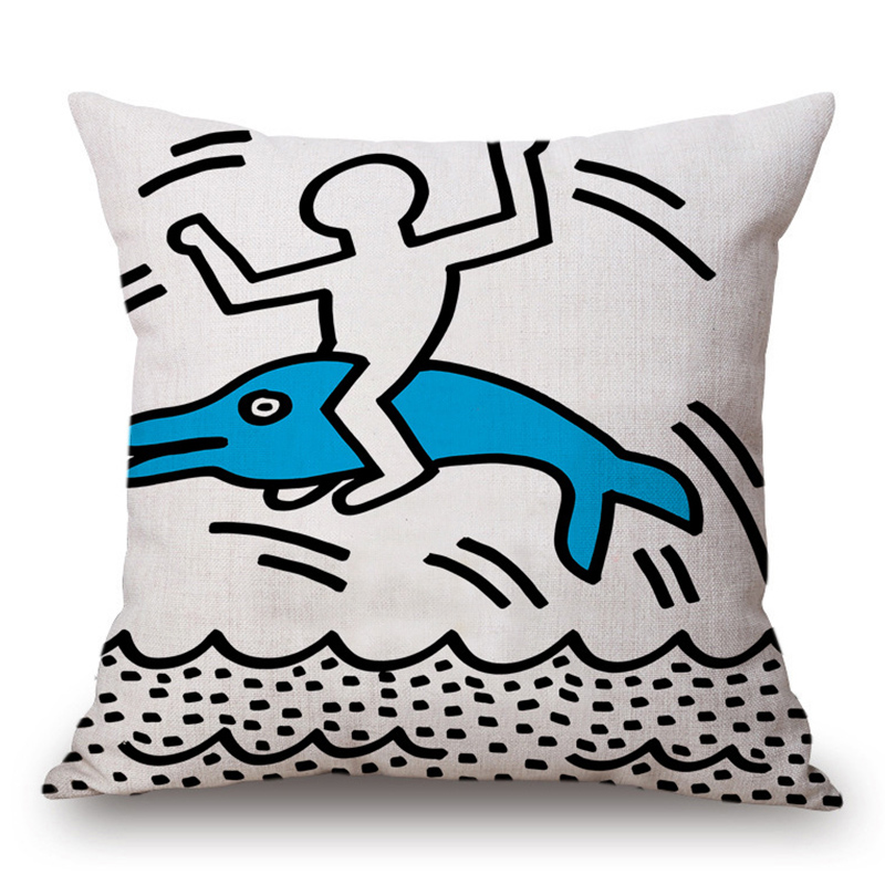 Подушка Keith Haring 13 Мульти в Екатеринбурге | Loft Concept 