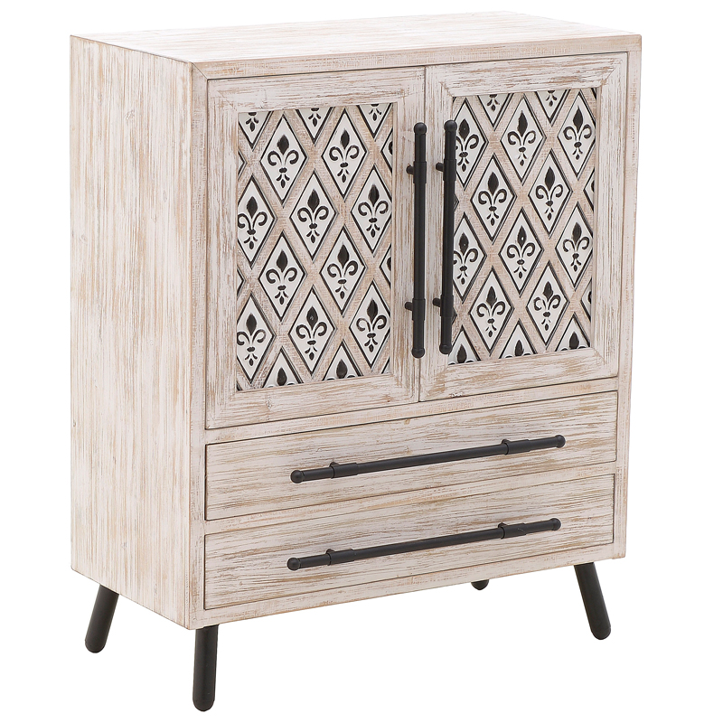 Комод Jerrick Provence Chest of Drawers Черный Бежево-серый в Екатеринбурге | Loft Concept 