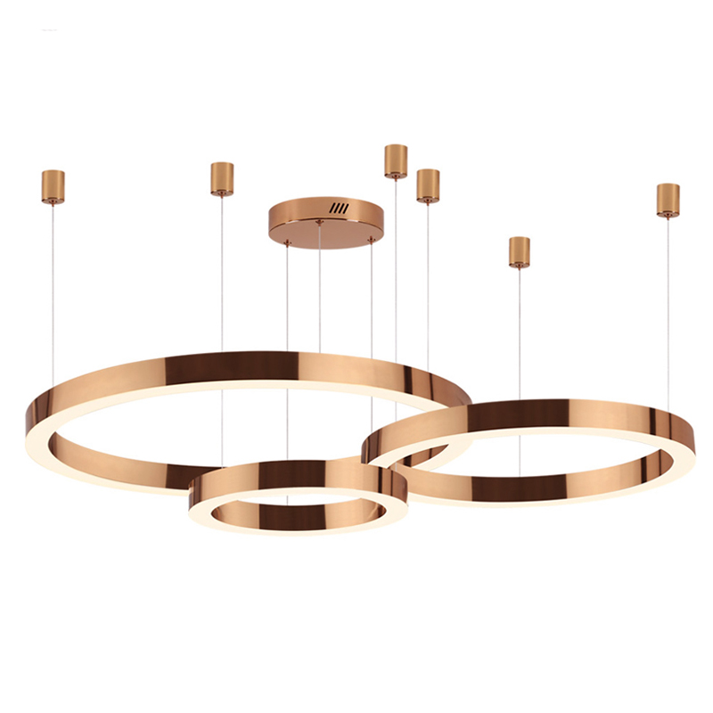 Люстра 3 Bronze Ring Horizontal Бронза в Екатеринбурге | Loft Concept 