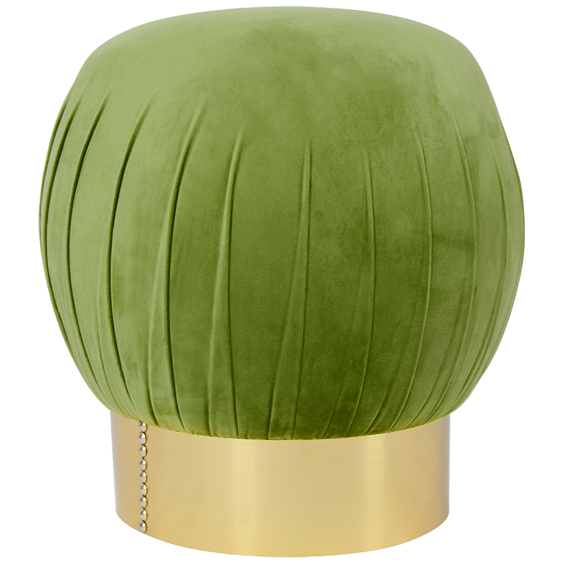 Оттоманка Art Deco Turban green Золотой Зеленый смок в Екатеринбурге | Loft Concept 