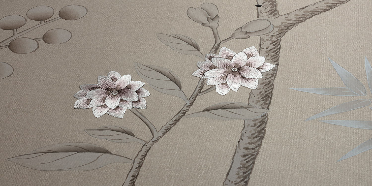 Обои ручная роспись Portobello Lead Grey II - фото №2