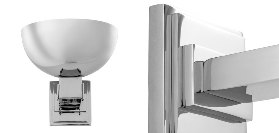 Бра Eichholtz Wall Lamp Haussman Nickel - Loft-Concept в Екатеринбурге