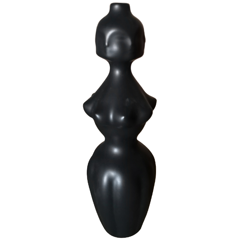 Декоративная ваза OLYMPIA VASE Black Vase Черный в Екатеринбурге | Loft Concept 