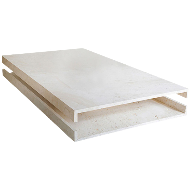 Кофейный стол Allen Travertine Coffee Table Бежевый в Екатеринбурге | Loft Concept 