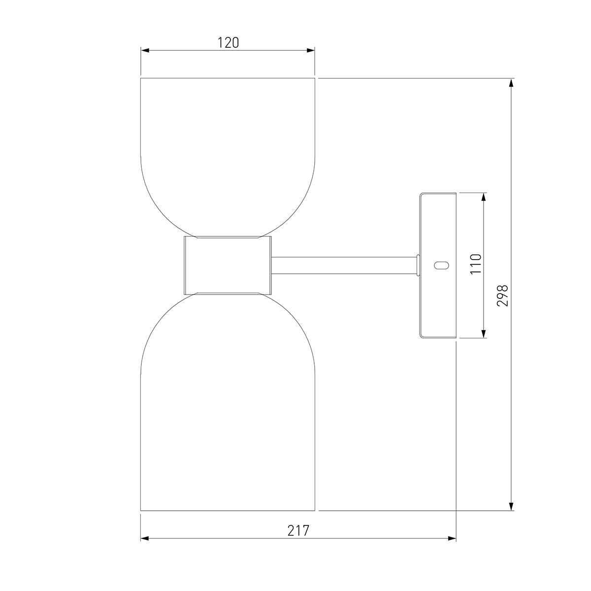 Бра Light maker studio Sconce white and smok brass в Екатеринбурге