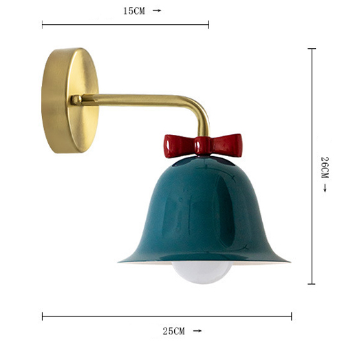 Бра Колокольчик Bell with Bow Deep Blue Wall Lamp Темно-синий в Екатеринбурге