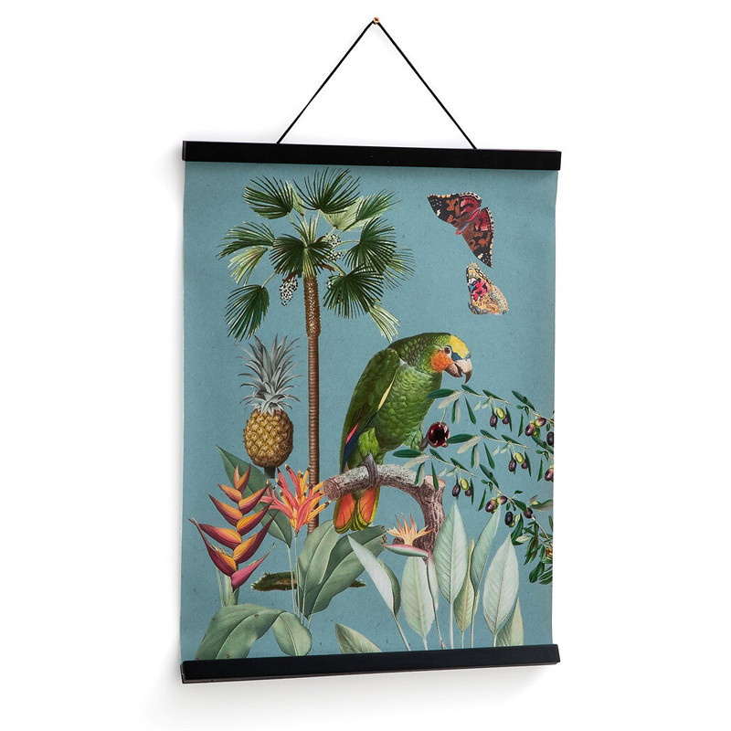 Постер Poster of Plants & Birds попугай Мульти в Екатеринбурге | Loft Concept 