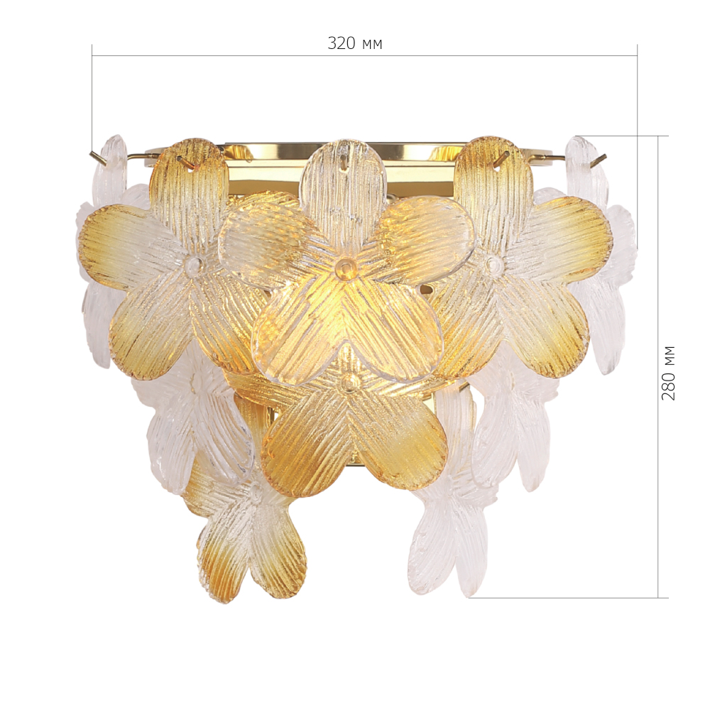 Бра с цветочными мотивами Light Floral Glow в Екатеринбурге