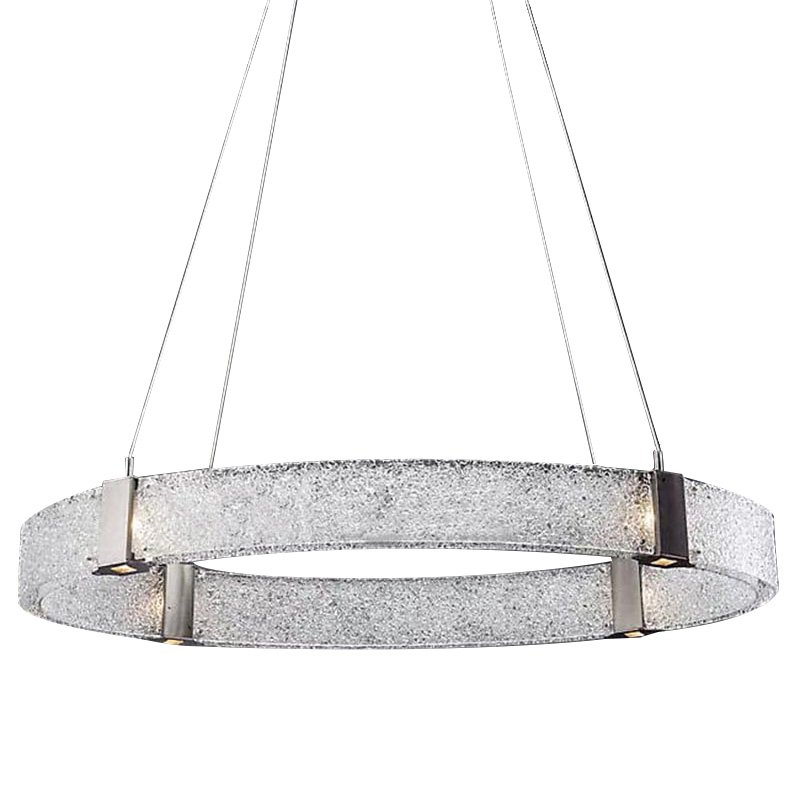 Люстра Parallel Oval LED Chandelier Никель Белый в Екатеринбурге | Loft Concept 