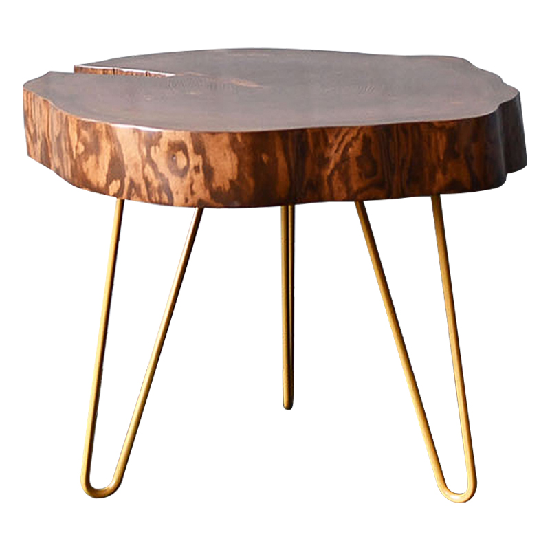 Кофейный стол Dylon Industrial Metal Rust Coffee Table Коричневый Желтый в Екатеринбурге | Loft Concept 