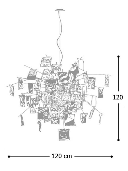Светильник Zettel Z 5 Ingo Maurer text в Екатеринбурге