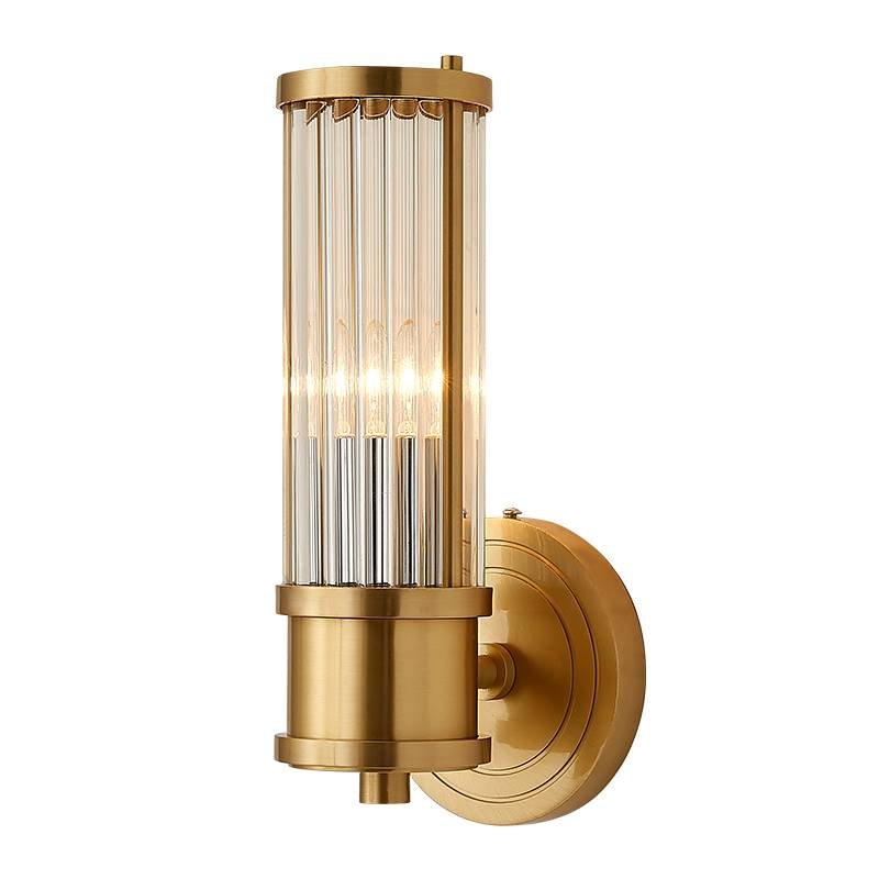 Ralph Lauren Бра Allen Single Sconce Brass Латунь Прозрачный (Transparent) в Екатеринбурге | Loft Concept 