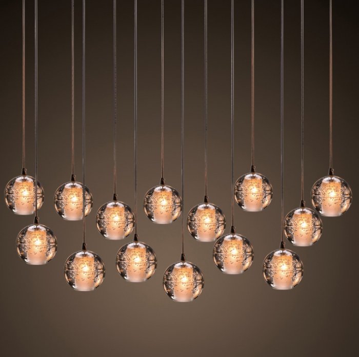 Люстра Bocci 14.14 Rectangle Pendant Chandelier Led Crystal Glass на прямоугольной планке Прозрачный (Transparent) Люстра Bocci 14.14 Rectangle Pendant Chandelier Led Crystal Glass на прямоугольной планке Прозрачный (Transparent) в Екатеринбурге | Loft Concept