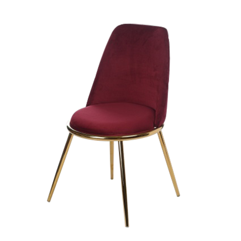 Стул Chairs Velvet Crimson Малиновый (Crimson) Золотой в Екатеринбурге | Loft Concept 