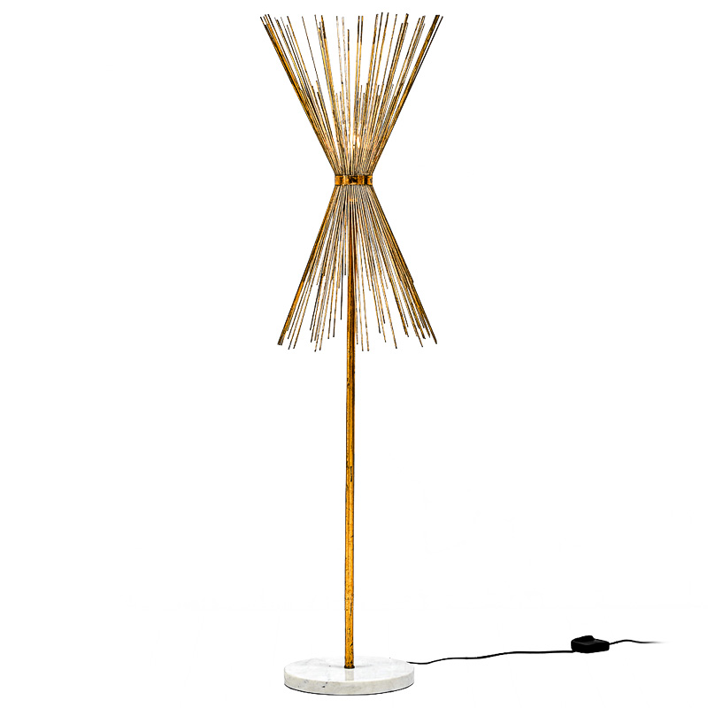 Напольная лампа Kelly Wearstler Strada Narrow Floor lamp Gold Винтажное глянцевое золото с состаренным эффектом Белый Напольная лампа Kelly Wearstler Strada Narrow Floor lamp Gold Винтажное глянцевое золото с состаренным эффектом Белый в Екатеринбурге | Loft Concept