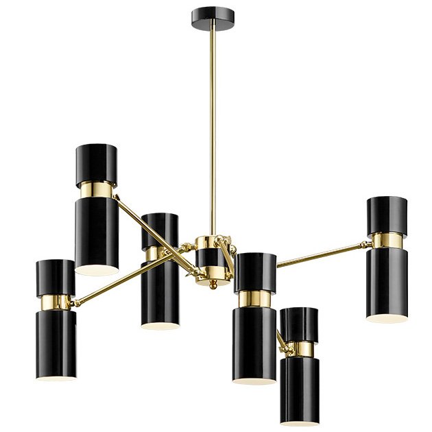 Люстра EDGAR chandelier Черный Латунь в Екатеринбурге | Loft Concept 