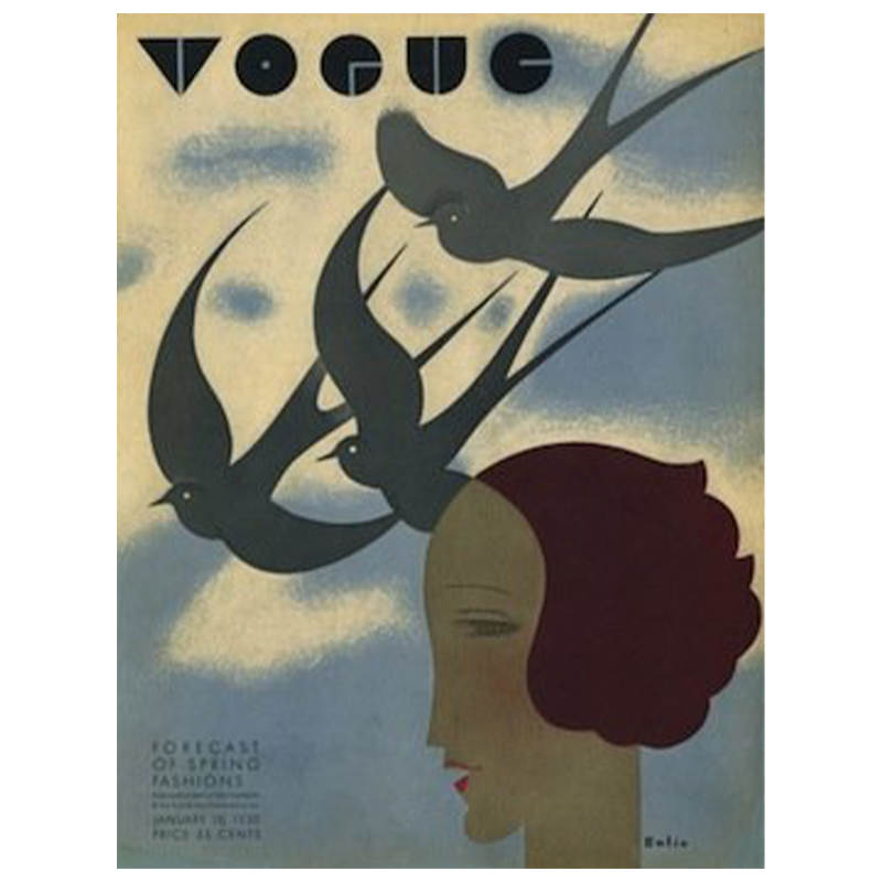 Постер Vogue Cover 1930 January  в Екатеринбурге | Loft Concept 