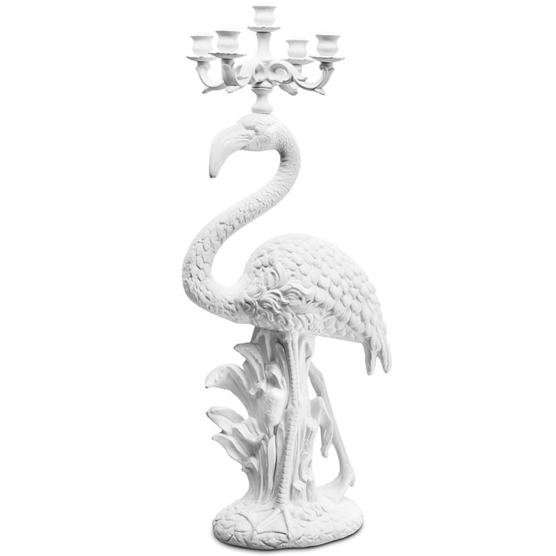 Подсвечник Candleholder Flamingo Bisc. White Белый в Екатеринбурге | Loft Concept 