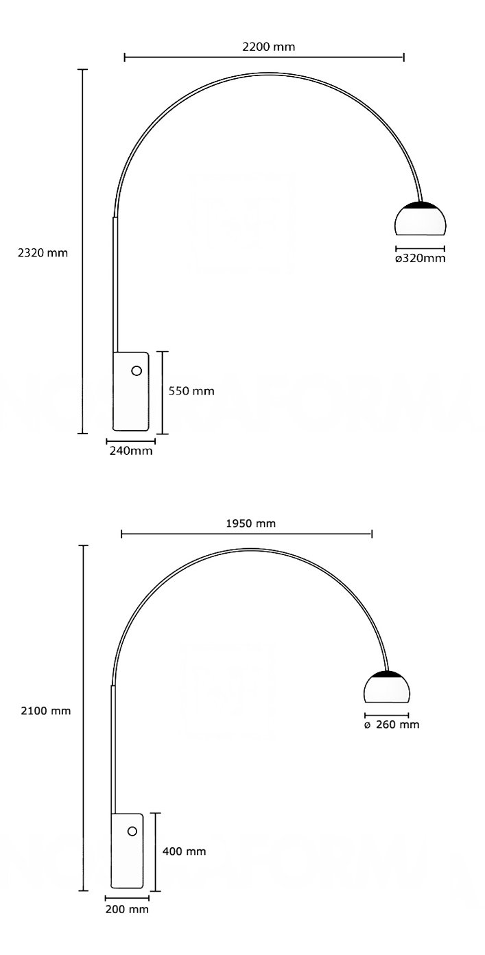 Торшер Flos Arco в Екатеринбурге