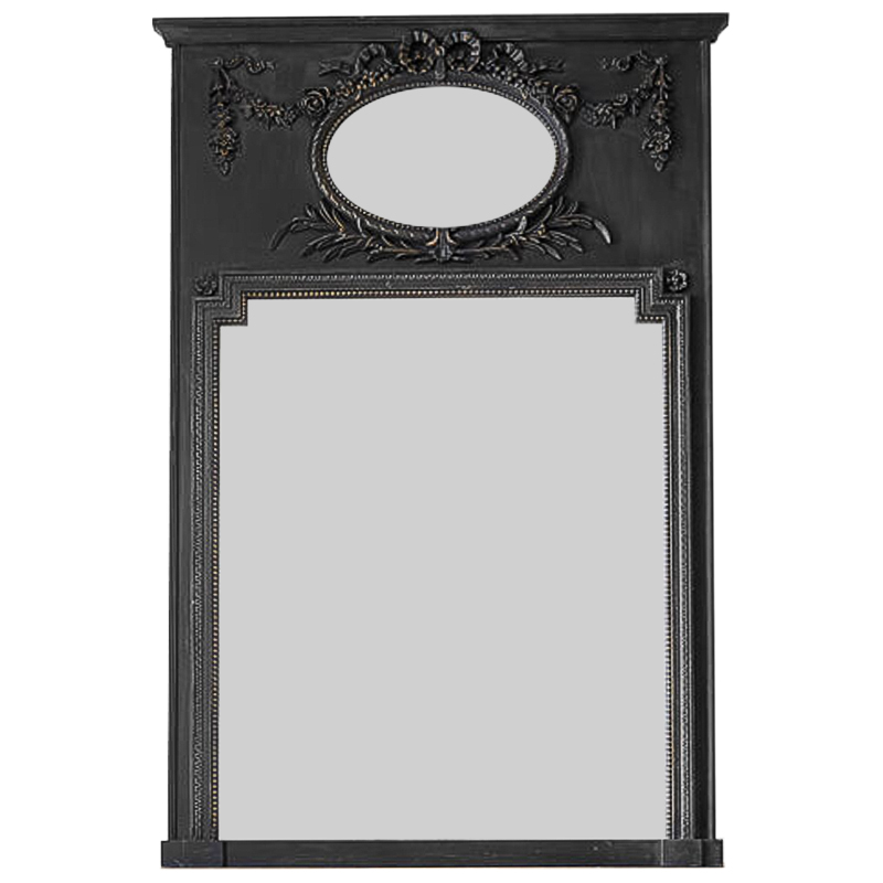 Зеркало Hendrica Mirror Black Винтажный черный в Екатеринбурге | Loft Concept 