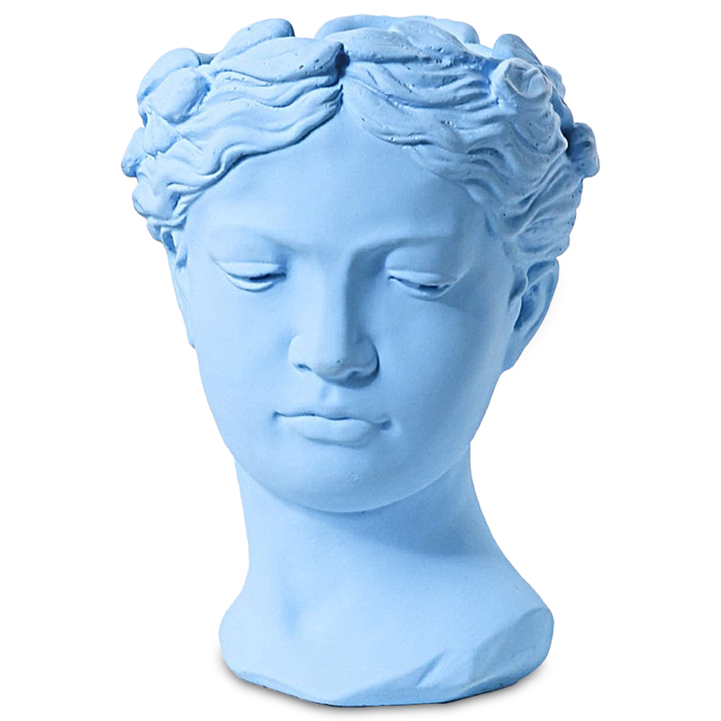 Ваза Female Bust Pastel Blue Голубой пастельный в Екатеринбурге | Loft Concept 