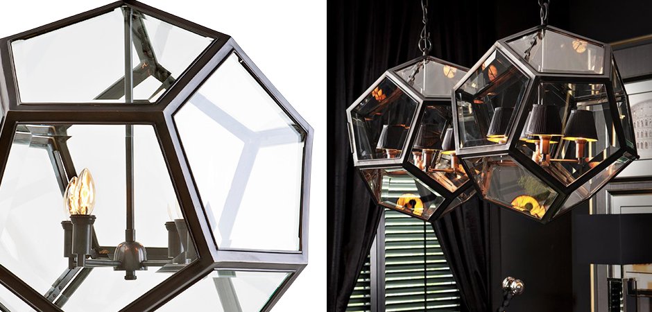 Люстра Eichholtz Lantern Yorkshire Bronze L - Loft-Concept в Екатеринбурге