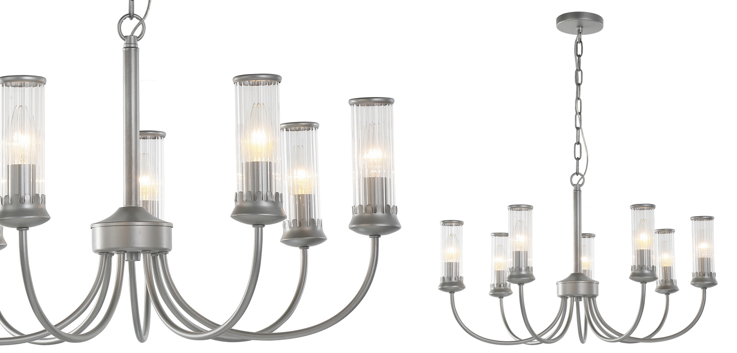 Люстра Morgane Chandelier silver 66 - фото