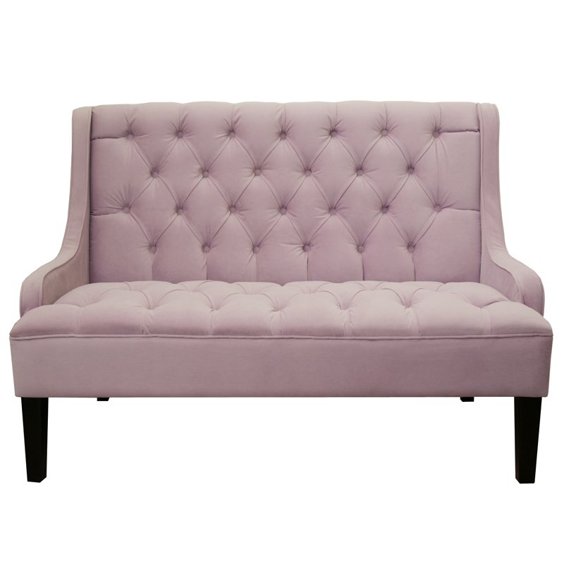 Диван Folket Sofa velour pink Розовый (Rose) в Екатеринбурге | Loft Concept 