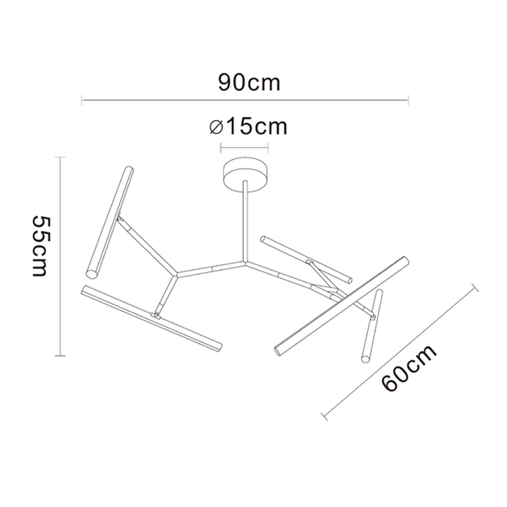 Люстра на штанге Geometry в Екатеринбурге