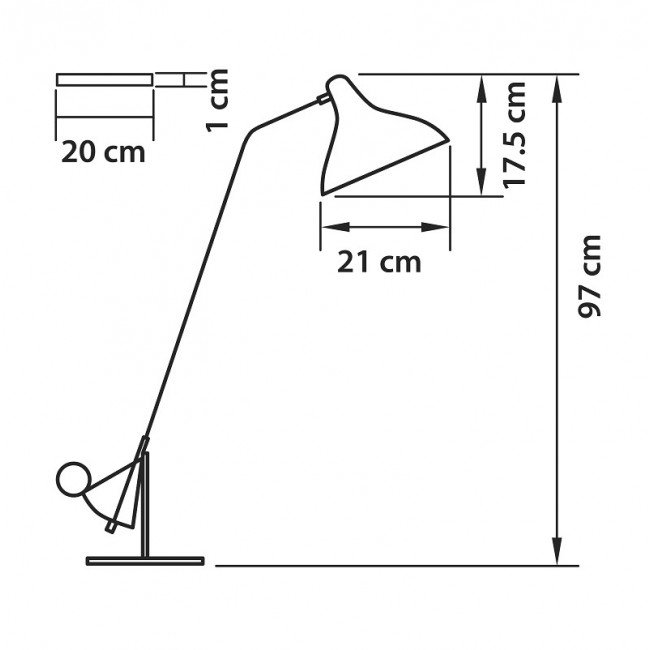 Настольная лампа Lampara Table Lamp в Екатеринбурге