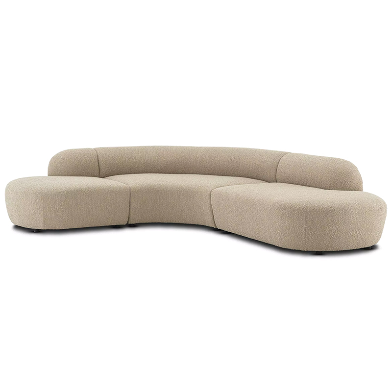 Диван Eichholtz Sofa Bjorn Boucle Sand Песочный в Екатеринбурге | Loft Concept 