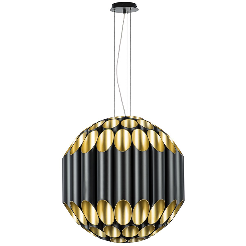 Люстра Garbi Black Pipe Organ Chandelier 80 Черный Золотой в Екатеринбурге | Loft Concept 