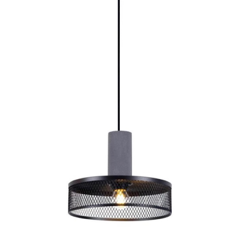 Подвесной светильник Loft Black Riveted Mesh Lighting Серый Черный матовый в Екатеринбурге | Loft Concept 