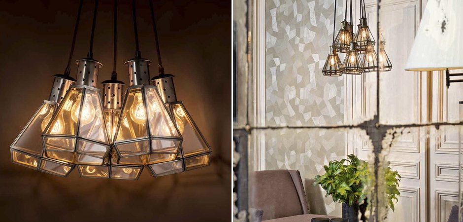 Подвесной светильник Eichholtz Hanging Lamp Polygon - Loft-Concept в Екатеринбурге