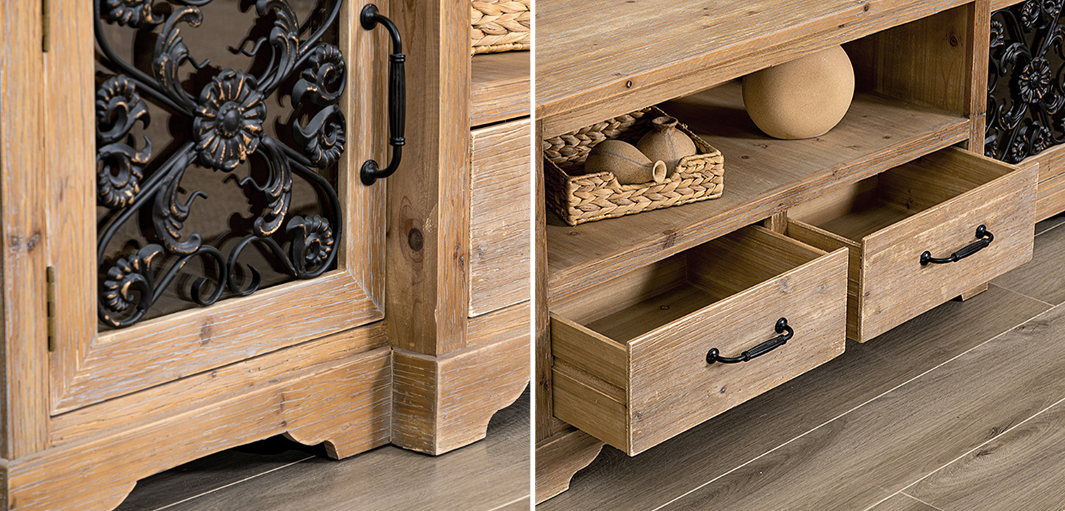 ТВ-Тумба Basile Provence Wood TV Stand - фото №1