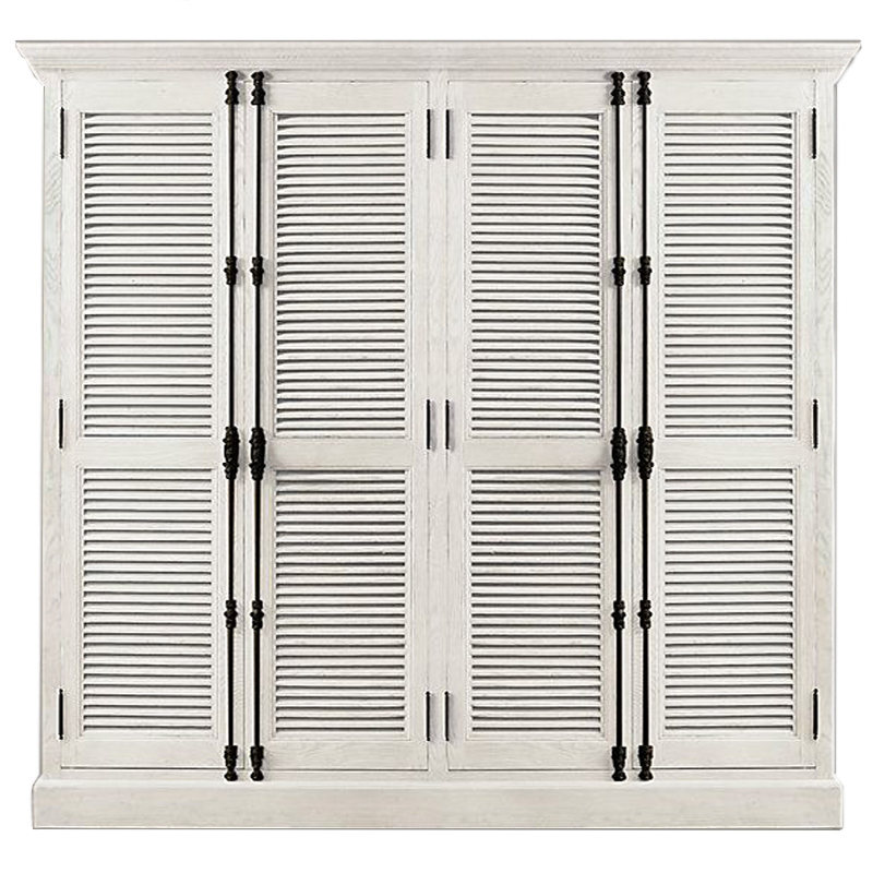 RH Shutter Four-Door Cabinet Шкаф с реечными дверями светлый дуб Светлый дуб RH Shutter Four-Door Cabinet Шкаф с реечными дверями светлый дуб Светлый дуб в Екатеринбурге | Loft Concept