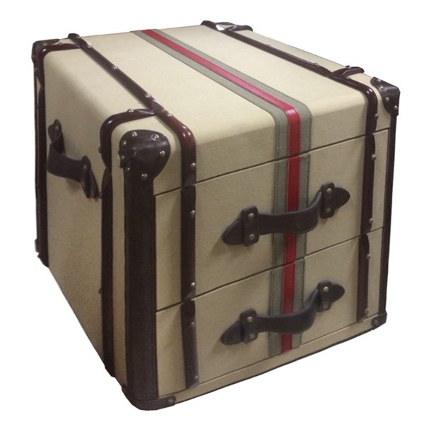 Сундук Richards Red line Canvas Medium trunk   в Екатеринбурге | Loft Concept 